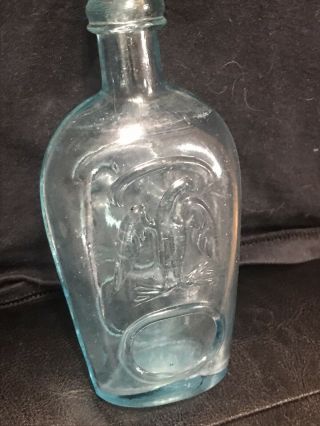 Antique Bottle,  Historical American Eagle Flask,  Pitt Pa Half Pint Gii - 109