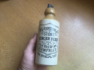 W.  G.  Johnstone Dumfries Victorian Ginger Beer Bottle c1890’s 2