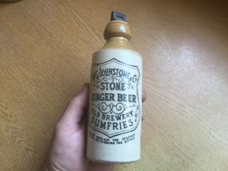 W.  G.  Johnstone Dumfries Victorian Ginger Beer Bottle c1890’s 3