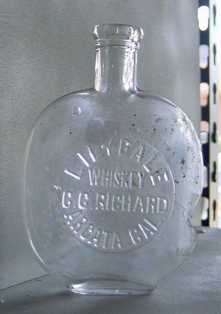 Arcata California Pumpkinseed Whiskey Flask