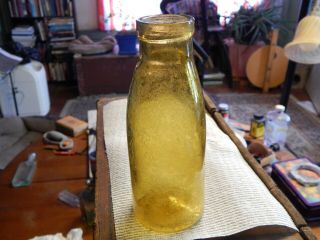 Yellow J.  M.  Clark & Co.  Louisville,  KY Pickle Bottle 2