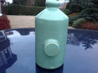 Coloured Stoneware Footwarmer Hot Water Bottle