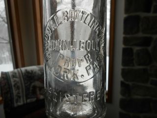 York Pa.  National Bottling John J.  Boll Propr.  Hutch Hutchinson Bottle