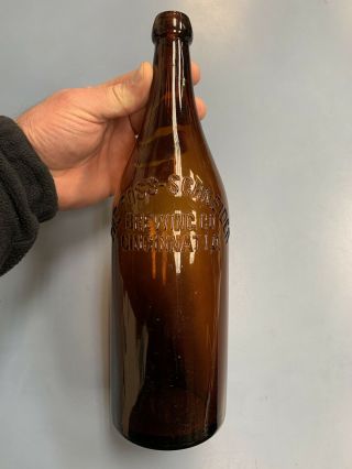 Rare “the Foss - Schneider Brewing Co” Cincinnati,  Ohio Blobtop Beer Bottle Rare