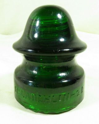 Dark 7up Green Mclaughlin 20 Cd 164 Glass Signal Insulator