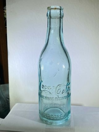 Pre 1909 " S " Clarksburg,  W.  Va.  Side Script Coca - Cola Straight Side Bottle 4 - 22