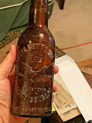 Anheuser - Busch Pre - Pro Beer Bottle Harrisburg Bottling Harrisburg Pa Amber