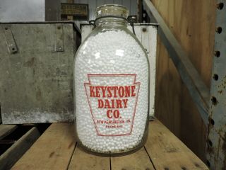 Trpg Keystone Dairy Kensington,  Pa.  Gallon Milk Bottle (l)
