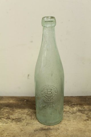 Antique Pabst Brewing Co.  Beer Glass Bottle Washington Dc