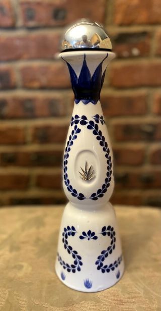 Tequila Clase Azul Reposado Ceramic Bottle Hand Painted 375ml