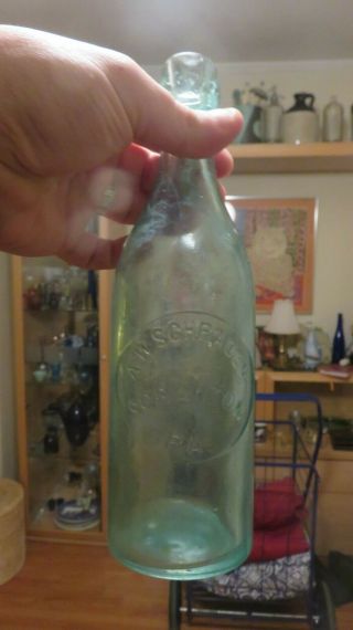 Pretty Blue A.  W.  Schrader Blob Top Bottle For Kken_us_zpebvovb Bottle Offer