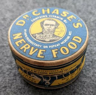 Rare Antique Medicine Dr.  A.  W.  Chase’s Nerve Food Pills Quack Medicine 2