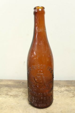 Antique Anheuser Busch Brewing Co.  Beer Glass Bottle Baltimore,  Md