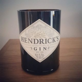 Hendricks Gin Bottle Glass