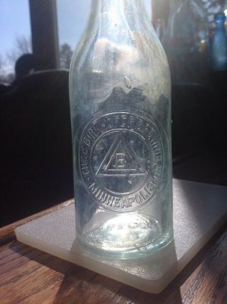 C Birkhofer Blob Beer Bottle Minneapolis 1890 
