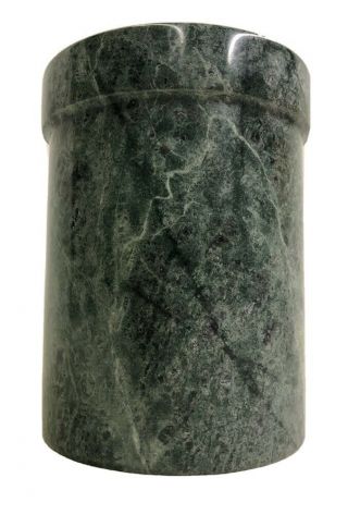 Studio Nova Green Marble Stone Utensil Holder Vase Wine Bottle Chiller Cooler
