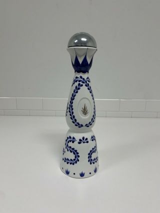 Tequila Clase Azul Reposado Ceramic Bottle Hand Painted 750ml - Empty