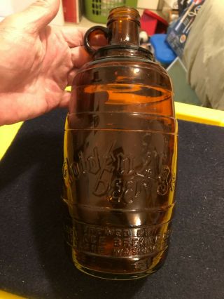 Vintage Golden Age Beer Spokane Wa Half Gallon Embossed Bottle