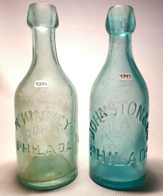Philadelphia Circa 1860 - 70 Sodas - Rice & Mckinney,  Johnston & Co