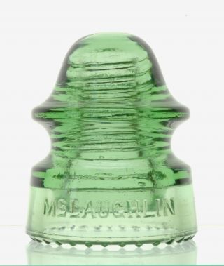 Cd 164 Mclaughlin No - 20 Apple Green Glass Insulator