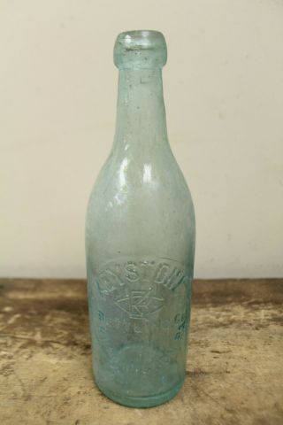 Antique Keystone Bottling Co.  Soda Glass Bottle Huntingdon,  Pa