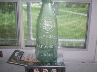Antique Beer Bottle United States Brewing Co.  Chicago