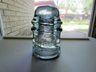 Wfg / W.  F.  G.  Co.  Denver Colorado 16 - Ice Blue Glass Insulator - Cd121