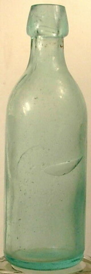 Excelsior Bottling York Ny Blob Top Soda Beer Bottle 1800 