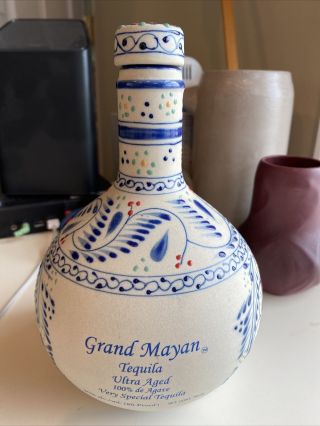 Grand Mayan Agave Tequila Decanter Empty