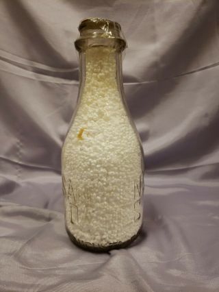 Vintage Quart Milk Bottle Sancken 