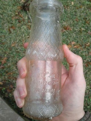 Vintage Lone Star Ceamery Company Milk Jar