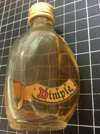 Vintage Dimple Distilled Blended Scotch Whisky Mini 50ml Bottle