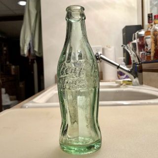 Early Hobbleskirt Coke Bottle Coca - Cola Pat Nov 16,  1915 Annapolis Md Maryland
