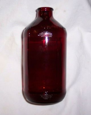 Vintage Schlitz Royal Ruby Red Cone Top Beer Bottle.