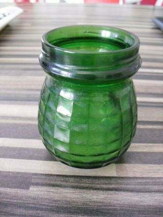 Green Victorian/edwardian Glass Fairy Light