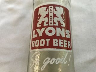 1946 LYONS “So Good” Root Beer 10 oz.  Bottle,  Phoenix,  Arizona 2