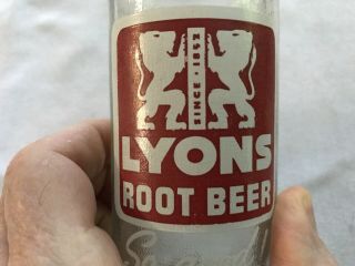 1946 LYONS “So Good” Root Beer 10 oz.  Bottle,  Phoenix,  Arizona 3