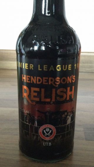 Henderson’s Relish Sheffield United Football Collectible Limited Edition Bottle 3