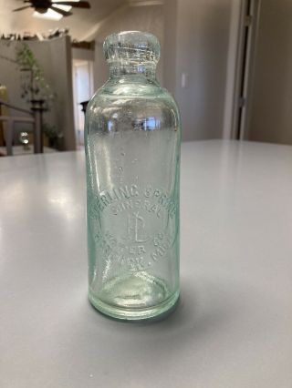 Vintage Sterling Springs Mineral Water Co.  Bottle