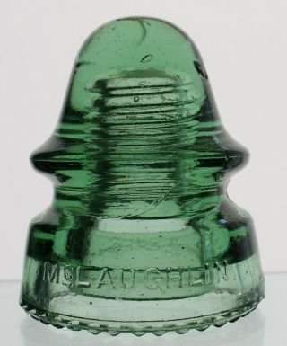 Light Yellow Green Cd 162 Mclaughlin No 19 Glass Insulator