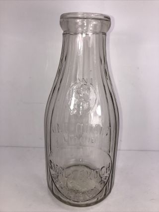 Treq Milk Bottle Small & Koch Lehighton,  Pa Carbon Co.  Pa Ex.  Cond