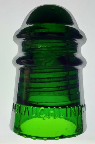 Emerald Blackglass Mclaughlin Cd 106 Glass Insulator