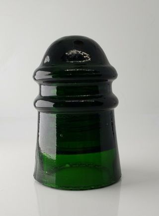 Emerald Blackglass McLaughlin CD 106 Glass Insulator 2
