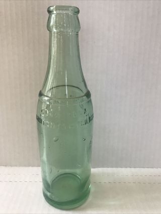 Straight Sided Coca Cola Soda Bottle/ Bottling Works/ Black Stone,  Va