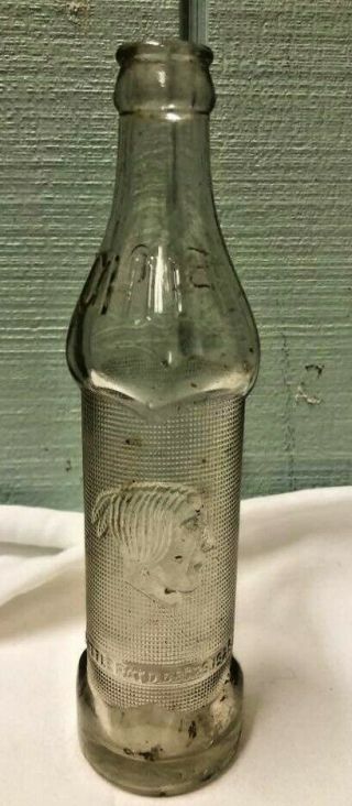 Big Chief Coca Cola Soda Bottle Embossed C1928