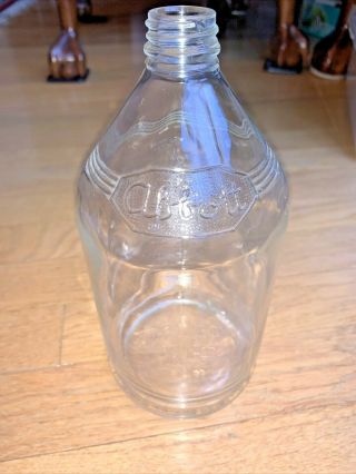 Vintage Abbott Laboratories Iv Bottle - 1958 - Perfect