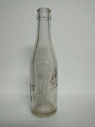 Good For Life Dr Pepper Soda Pop Glass Bottle Union Town Pa 10 24 Clock Face Old