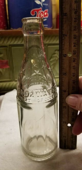 Property Of Coca Cola Soda Water Embossed Stars Chattanooga TN 3