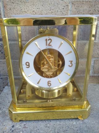 Vintage Jaeger Lecoultre Atmos Perpetual Motion Clock Serial 170698 Swiss