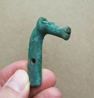 Unique Ancient Scythian Bronze Amulet " Horse " Great Save Rare Green Patina